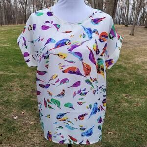 Liva Girl "For the Birds" Top size XL